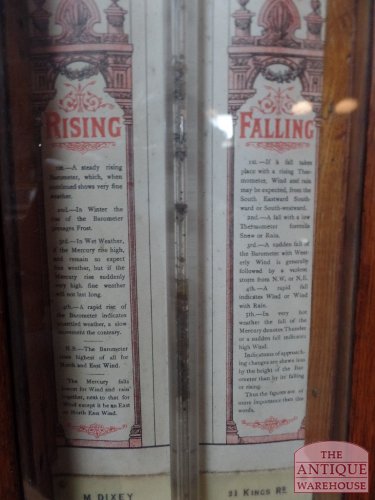 100% originele antieke Fitzroy barometer 4