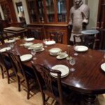 19e-eeuwse Engelse coulissentafel 1