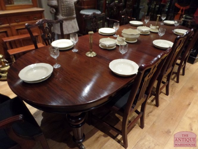 19e-eeuwse Engelse coulissentafel 2