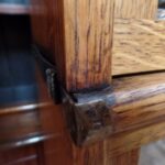 Aanvulling van een hoge eiken Globe Wernicke boekenkast 2