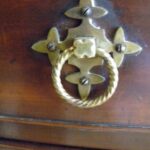 Antiek 18e-eeuws klepbureau 1