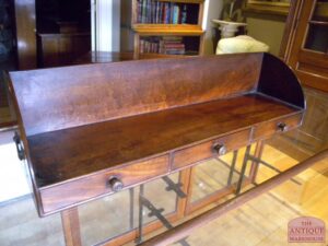 antiek boek rek, campaign furniture, VERKOCHT