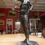 antiek bronzen beeld “Narcissus” 1