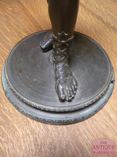 antiek bronzen beeld “Narcissus” 2