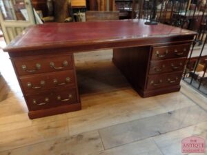 antiek bureau geschikt voor twee mensen, SOLD