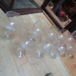 antiek champagneglazen en wijnglazen en cocktailglazen 4