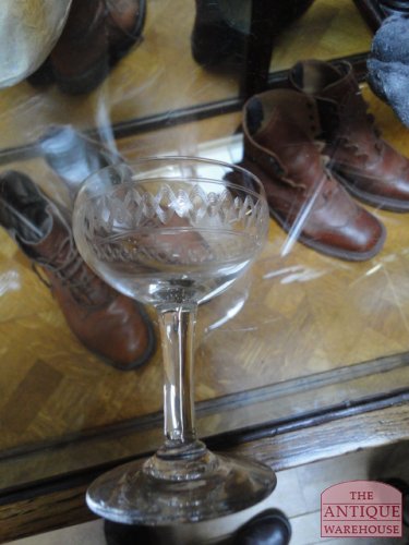 antiek champagneglazen en wijnglazen en cocktailglazen 5