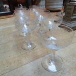 antiek champagneglazen en wijnglazen en cocktailglazen 6