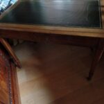 Antiek eiken Arts and Crafts stijl schrijftafel 2