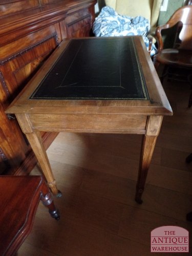 Antiek eiken Arts and Crafts stijl schrijftafel 3