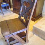 Antiek eiken bibliotheek trapje 3