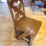 Antiek eiken bibliotheek trapje 4