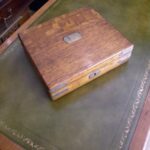 antiek eiken brievendoosje 1