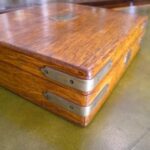 antiek eiken brievendoosje 3