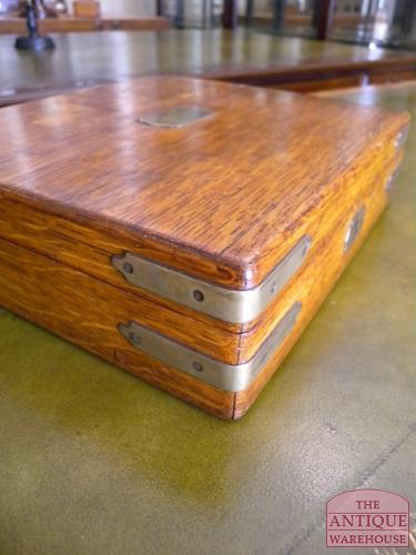 antiek eiken brievendoosje 3