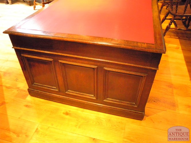 Antiek eiken partnersbureau 2