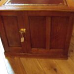 Antiek eiken bureau van circa 1880 1