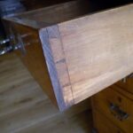 Antiek eiken bureau 2