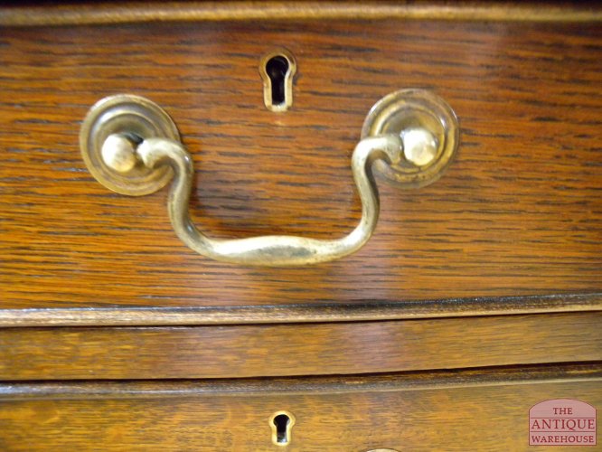 Antiek eiken bureau 3
