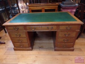 antiek eiken bureau, VERKOCHT