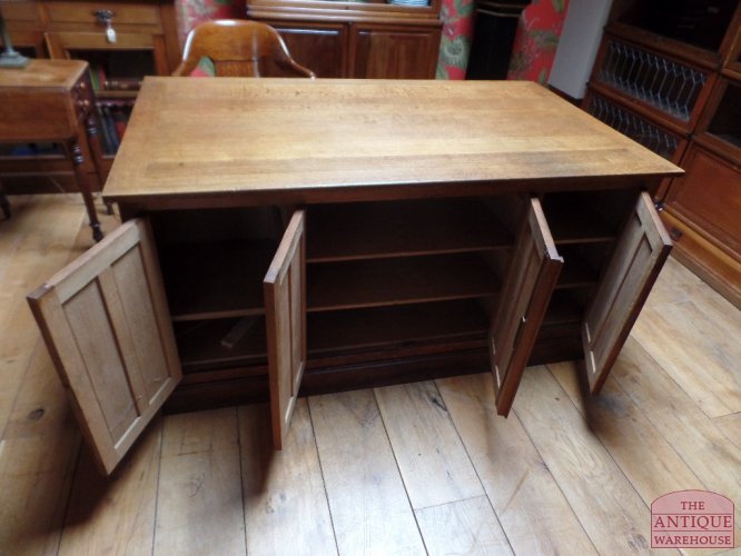Antiek eiken bureau 3