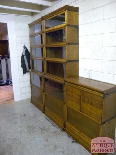 Antiek eiken Globe Wernicke 2