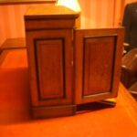 Antiek eiken officiersreisbureau 2