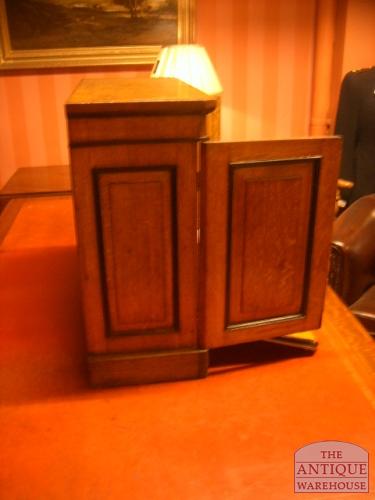 Antiek eiken officiersreisbureau 2