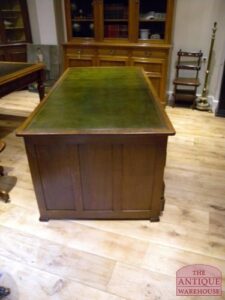 antiek eiken partners desk, VERKOCHT