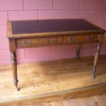 Antiek eiken schrijftafel circa 1860 3