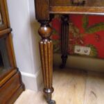 Antiek eiken schrijftafeltje circa 1800 1