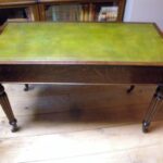 Antiek eiken schrijftafeltje circa 1800 2