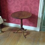 antiek eiken tilt top tafeltje 2