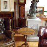 antiek eiken tilt top tafeltje 3