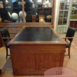 Antiek eikenhouten partnersbureau 2