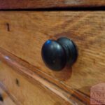 Antiek eikenhouten partnersbureau 5