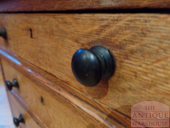 Antiek eikenhouten partnersbureau 5