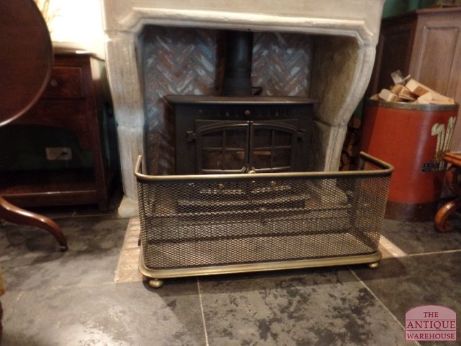 Antiek Engels haardscherm