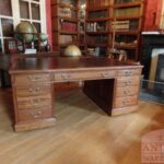 Antiek Engels mahonie partnersbureau 1