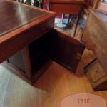 Antiek Engels mahonie partnersbureau 3