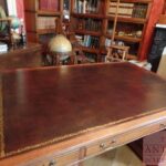 Antiek Engels mahonie partnersbureau 4