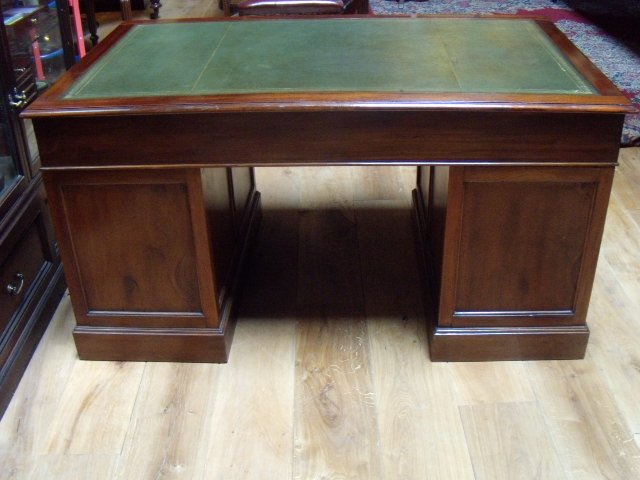 Antiek Engels mahonie bureau, circa 1890 2