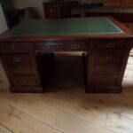 Antiek Engels mahonie bureau 1