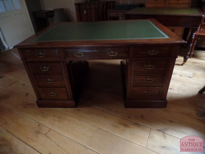 antiek Engels mahonie bureau, VERKOCHT