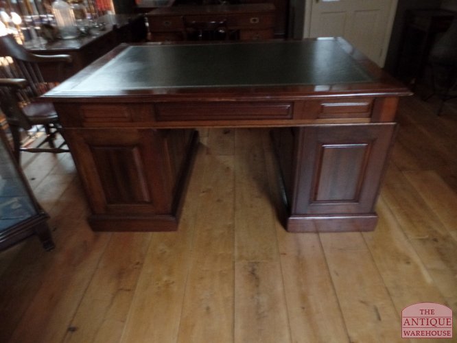Antiek Engels mahonie bureau 3