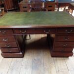 Antiek Engels mahonie bureau 1
