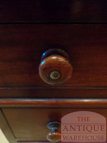 Antiek Engels mahoniehouten bureau 2