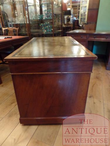 Antiek Engels mahoniehouten bureau 3