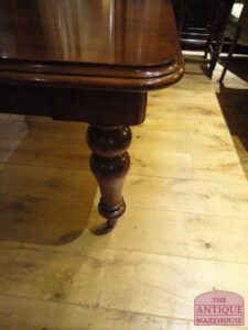 antiek Engelse mahonie coulissentafel, VERKOCHT