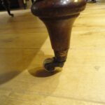 antiek Engelse mahonie coulissentafel 2